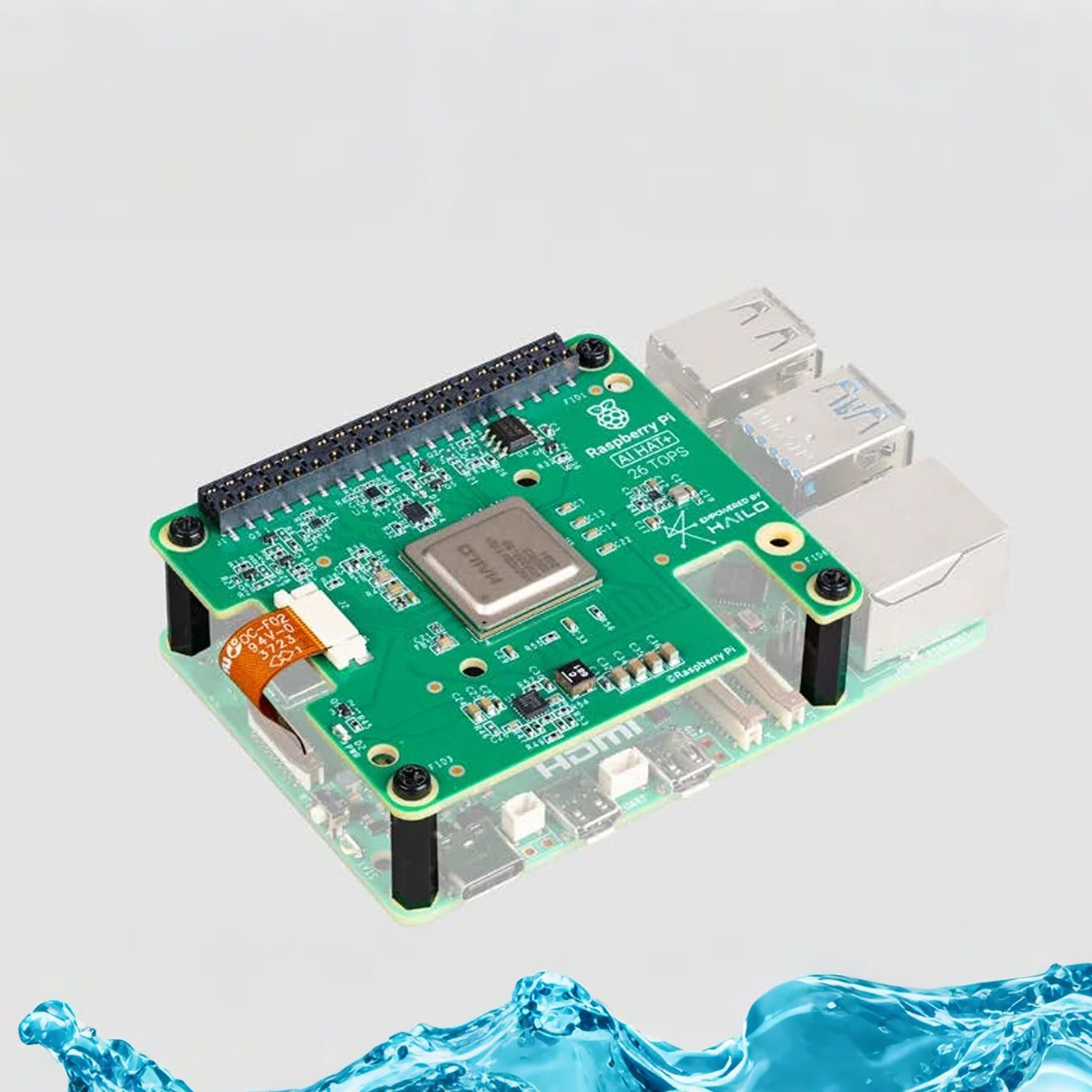 Raspberry Pi Ai Kit Hailo-8L - Raspberry Pi Al HAT+ Features Onboard