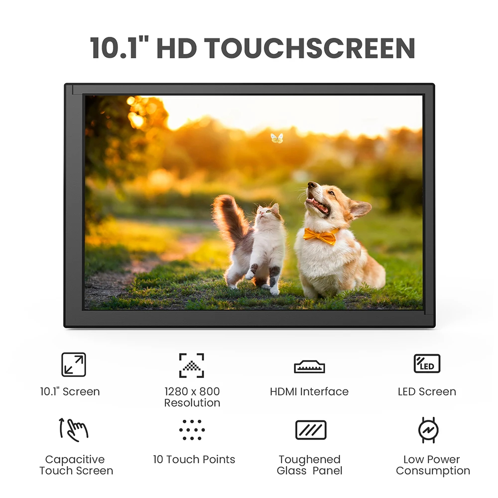 Eyoyo 10.1-inch Capacitive Tou - đánh giá và giá Raspberry Pi 10.1 Inch Capacitive Touch Screen Ips