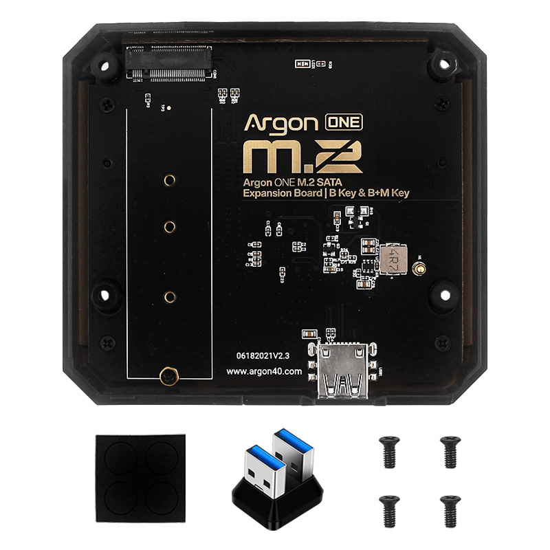 Argon 1 M.2 Raspberry Pi 4 Mở  - đánh giá và giá Argon One V3 M.2 Nvme Case