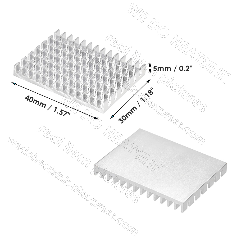 WE DO HEATSINK 30*40*5mm Witho - đánh giá và giá Raspberry Pi Water Cooling Kit